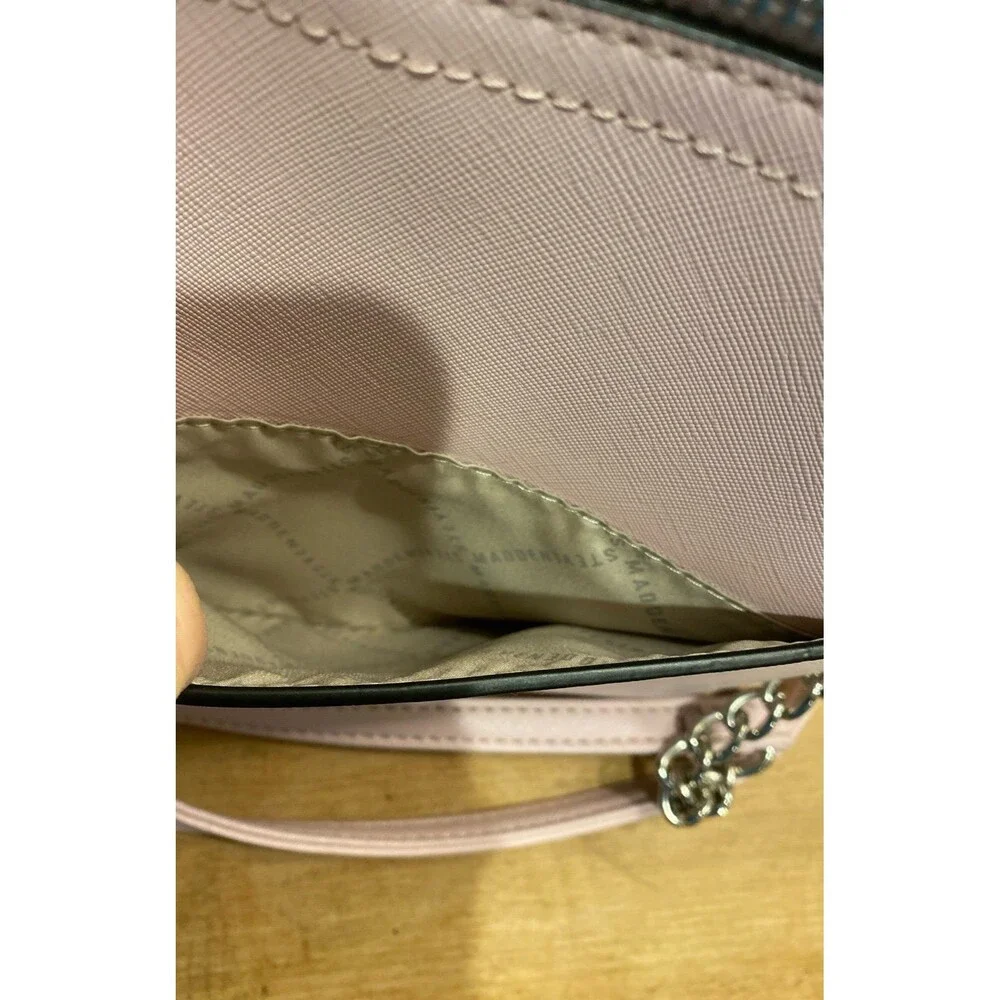 Steve Madden Crossbody Bag  Domed Soft‎ Pink Mauve Purse  Like New